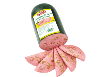 Vārīta tītara desa Mortadella ar olīvām ELPOZO sver. - 1
