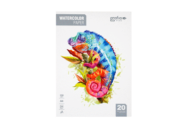 Akvareļu albums GRAFIA PLUS A4 20 lapas - 1