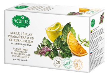 Augļu tēja HERBITUM piparmētra un citrons 20x2,5g - 2