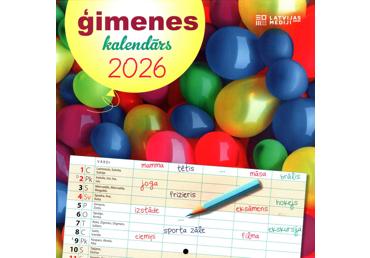 Kalendārs A3 Ģimenes LM