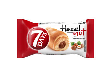 Kruasāns 7DAYS ar lazdu riekstu krēmu 60g