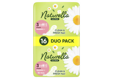 Higiēniskās paketes NATURELLA ULTRA SUPER+ 16gab.