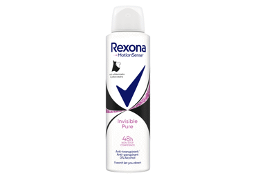 Dezodorants REXONA INVISIBLE Pure sievietēm 150ml