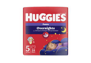 Autiņbiksītes HUGGIES Overnight.S5 12-17kg 24gb