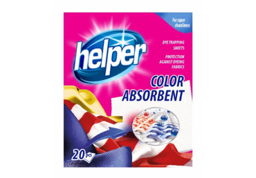 Salvetes pret apģērbu sakrāsošanos HELPER 20gab.
