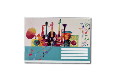 Nošu burtnīca GRAFIA PLUS A5 12 lapas