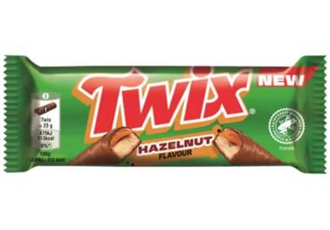 Šokolādes batoniņš lazdu riekstu TWIX 46g