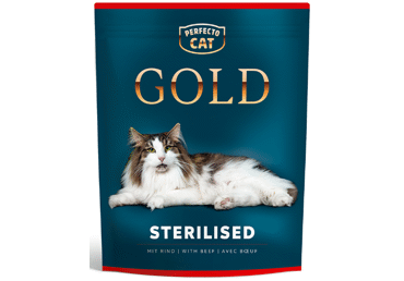 Sausā kaķu barība Perfecto Cat Gold steril 800g