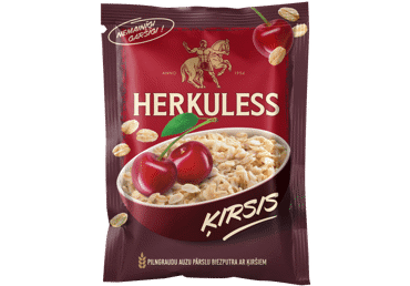 Auzu pārslu biezputra HERKULESS ķiršu 35g