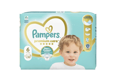 Autiņbiksītes PAMPERS Premium Care, Value Pack,  S6 13+kg 38 gab.
