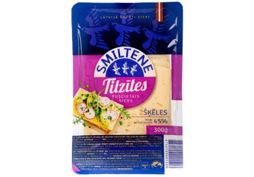 Siers Tilzītes SMILTENE 45% šķēles 300g