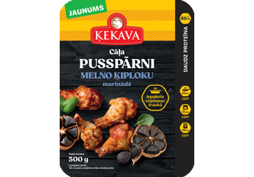 Cāļa pusspārni Melno ķipl.mar.ĶEKAVA500g