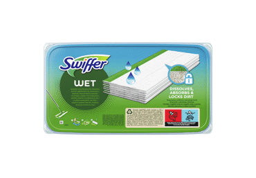 Mitrās grīdas lupatas SWIFFER 10gab.