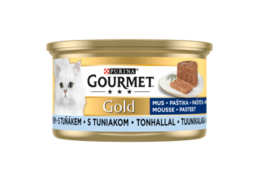 Kaķu konservi GOURMET GOLD pastēte ar tunci 85g - 2