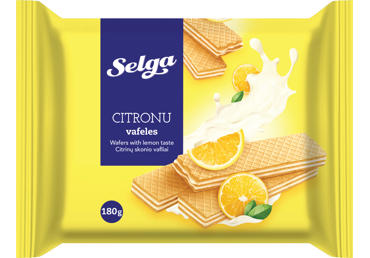 Vafeles SELGA ar citronu garšu 180g