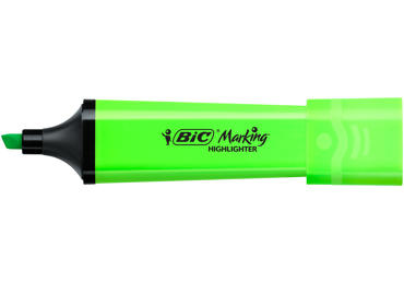Teksta marķieris BIC zaļš