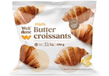 Saldēti Mini sviesta kruasāni WELL DONE 350g