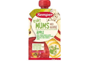 Biezenis SEMPER ābolu auzu 6+ 110g - 2