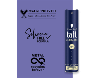 Matu laka TAFT ULTIMATE 250ml - 3