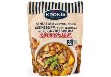 Sēņu zupa ar 3 veidu sēnēm KRONIS 530g