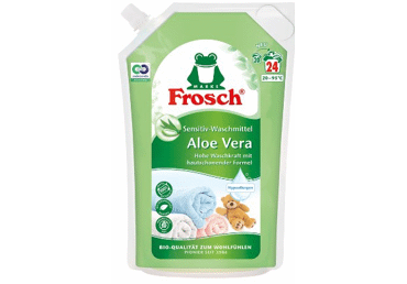 Veļas mazgāšanas līdzeklis FROSCH Aloe Vera 24 m.r.1,5L