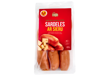 Sardeles augstākā labuma ar sieru vārītas RGK 450g