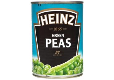 Konservēti zaļie zirnīši HEINZ 400g