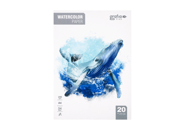 Akvareļu albums GRAFIA PLUS A4 20 lapas - 2