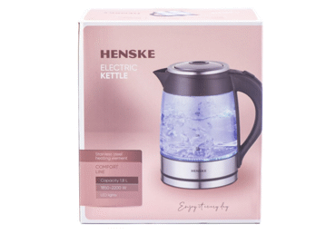 Elektriskā stikla tējkanna 1,8L HENSKE - 1
