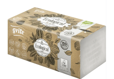 Papīra dvieļi GRITE Ecological 2k.150sl.