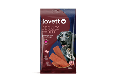 Gardums suņiem LOVETT liellopu gaļa 108g