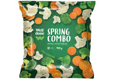 Saldēti pavasara dārzeņi WELL DONE 400g