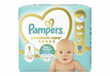 Autiņbiksītes PAMPERS Premium Care S1 2-5kg 26gab - 1