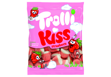 Želejkonfektes TROLLI Kiss 100g