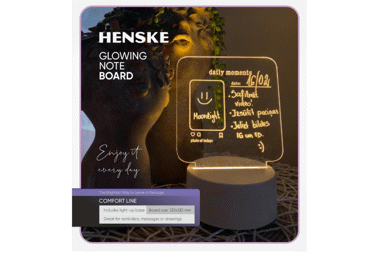 3D lampa ar pildspalvu HENSKE