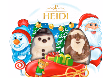 Šokolādes figūriņa HEIDI ASORTI 40g