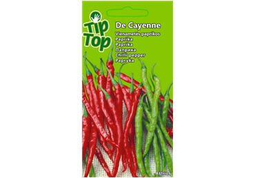 Sēklas: Paprika DE CAYENNE gab.