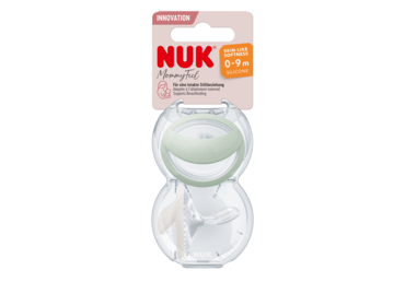 Māneklīši silikona 0-9m NUK 2gab. - 2
