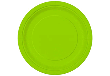 Zaļi papīra šķīvji ILAJA 10gab.23cm