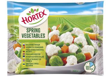 Saldētu pavasara dārzeņu maisījums HORTEX 400g