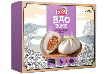 Saldēta Bao maizīte pīle hoisina mērcē VICI 270g