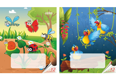 Līniju burtnīca 1.-2.kl. 12l.