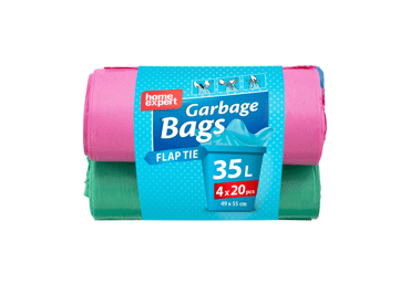 Atkritumu maisi ar atloku, 35l, 4x20gab.