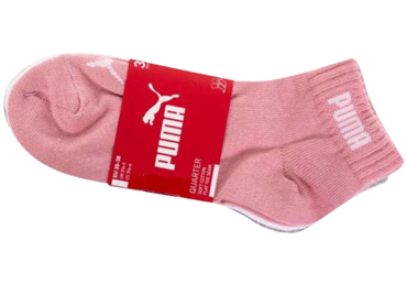 Sporta zeķes(Quarter)PUMA 3pāri 35/38 rozā
