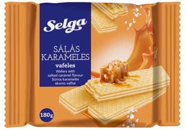 Vafeles SELGA ar sāļo karameli 180g - 1