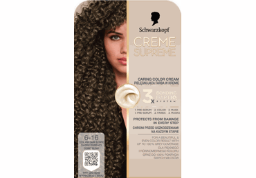 Matu krāsa SCHWARZKOPF CREME SUPREME 6-16