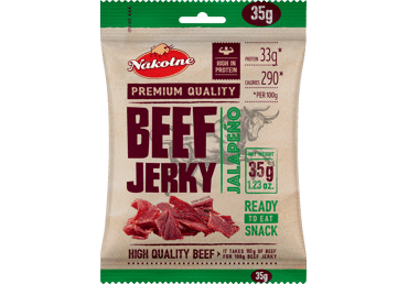 Liellopu gaļas uzkoda Beef Jerky Jalapeno NĀKOTNE 35g