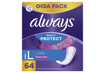 Ikdienas ieliktnīši ALWAYS Long Fresh 64gab.