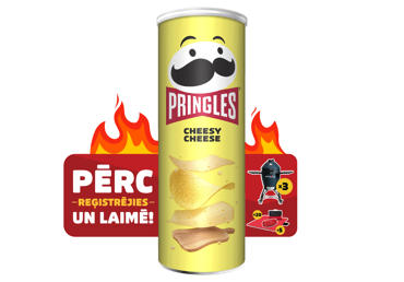 Sāļā uzkoda PRINGLES ar sieru 165g - 1