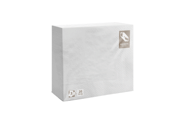 Salvetes baltas ELEMENTS 20gab. 33x33cm
